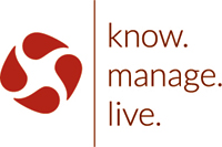 Know. Manage. Live. Logo