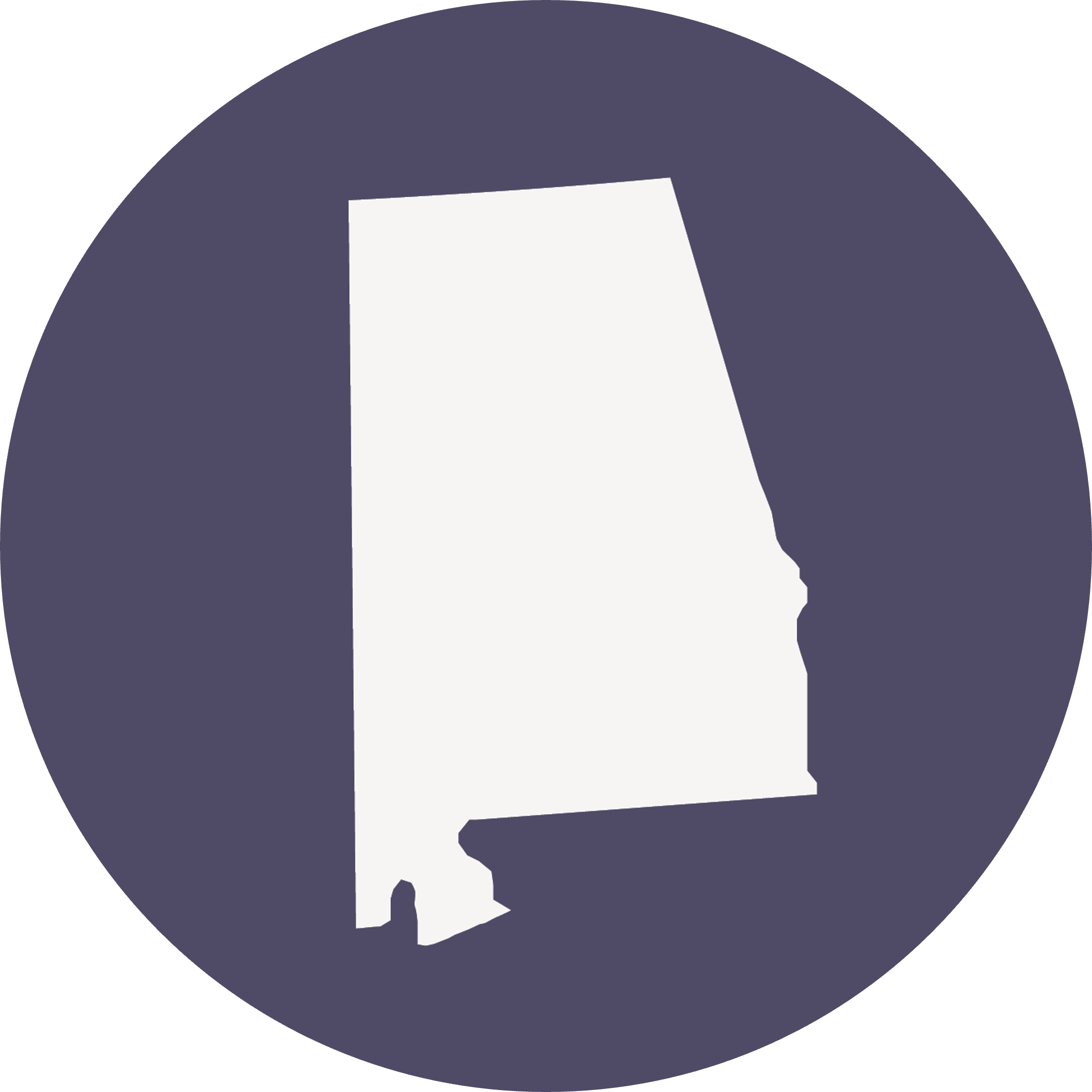 Alabama State Outline 3RNET