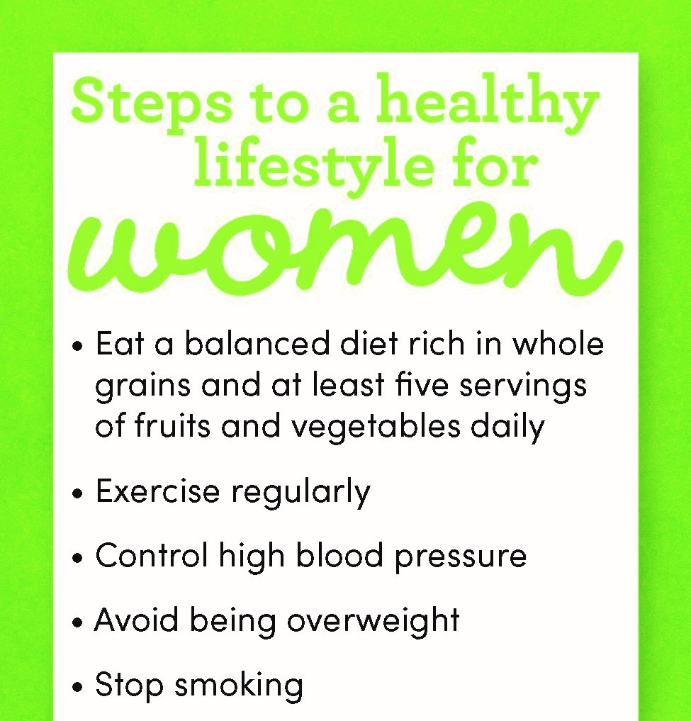 Steps for a Healthy Lifestyle for Women