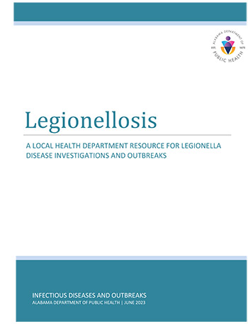 image of the front cover of the Legionellosis Investigation Guide